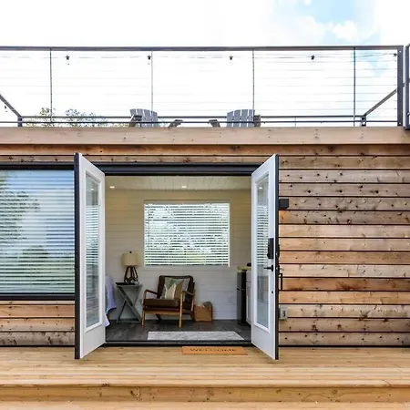 New The Sunset Luxury Container Home Fredericksburg Exterior foto